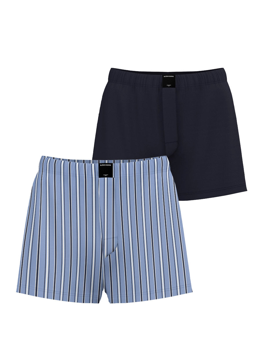 Bomulds Stretch Woven Bunderbukser 2 pak.