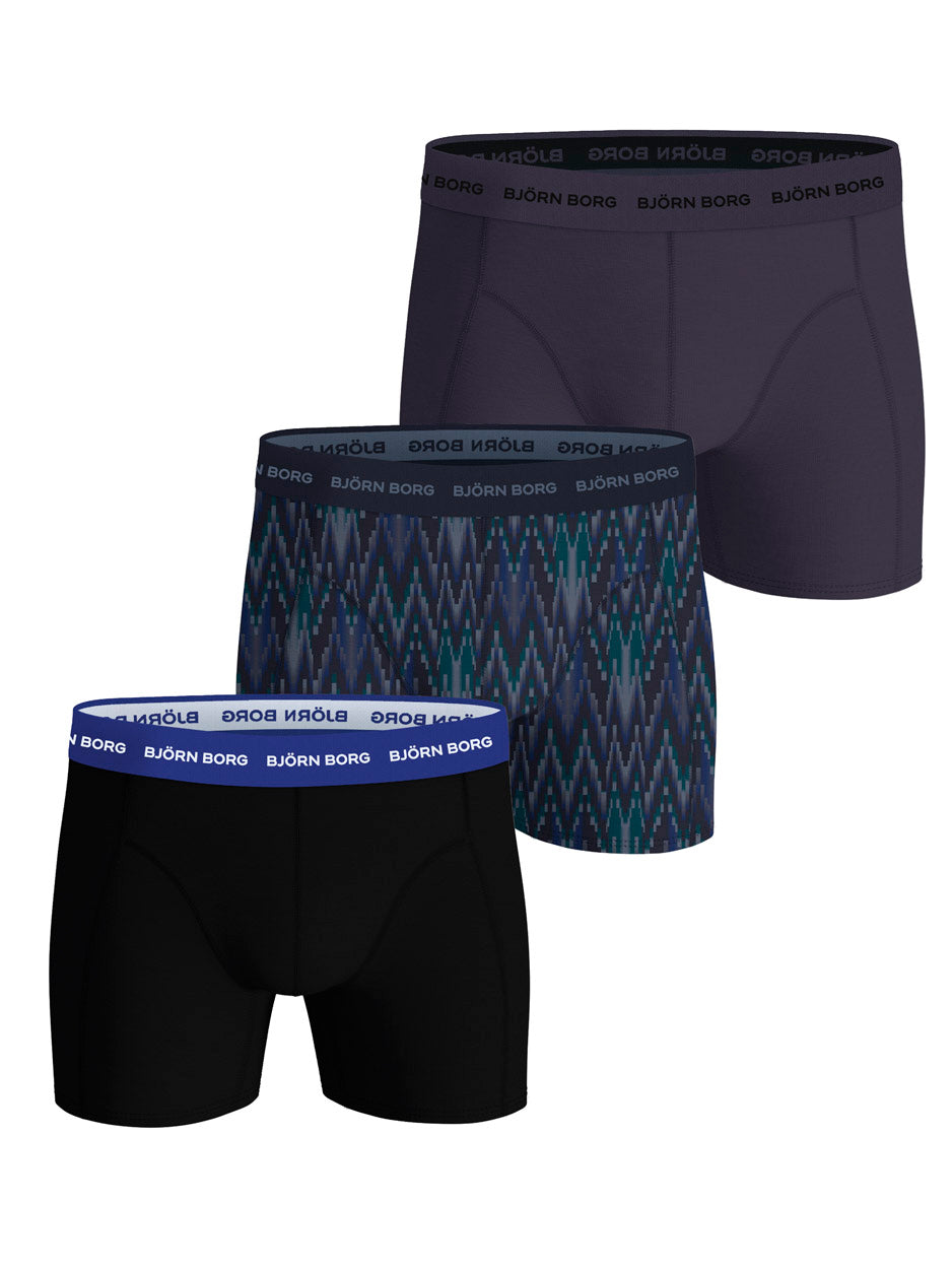 Bomulds Stretch Underbukser 3 pak.