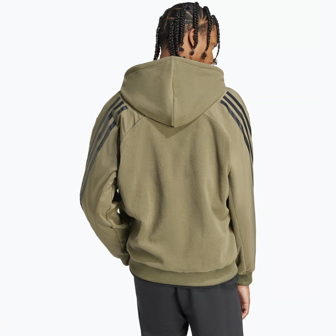 Future Icons 3-Stripes Full Zip Hættetrøje