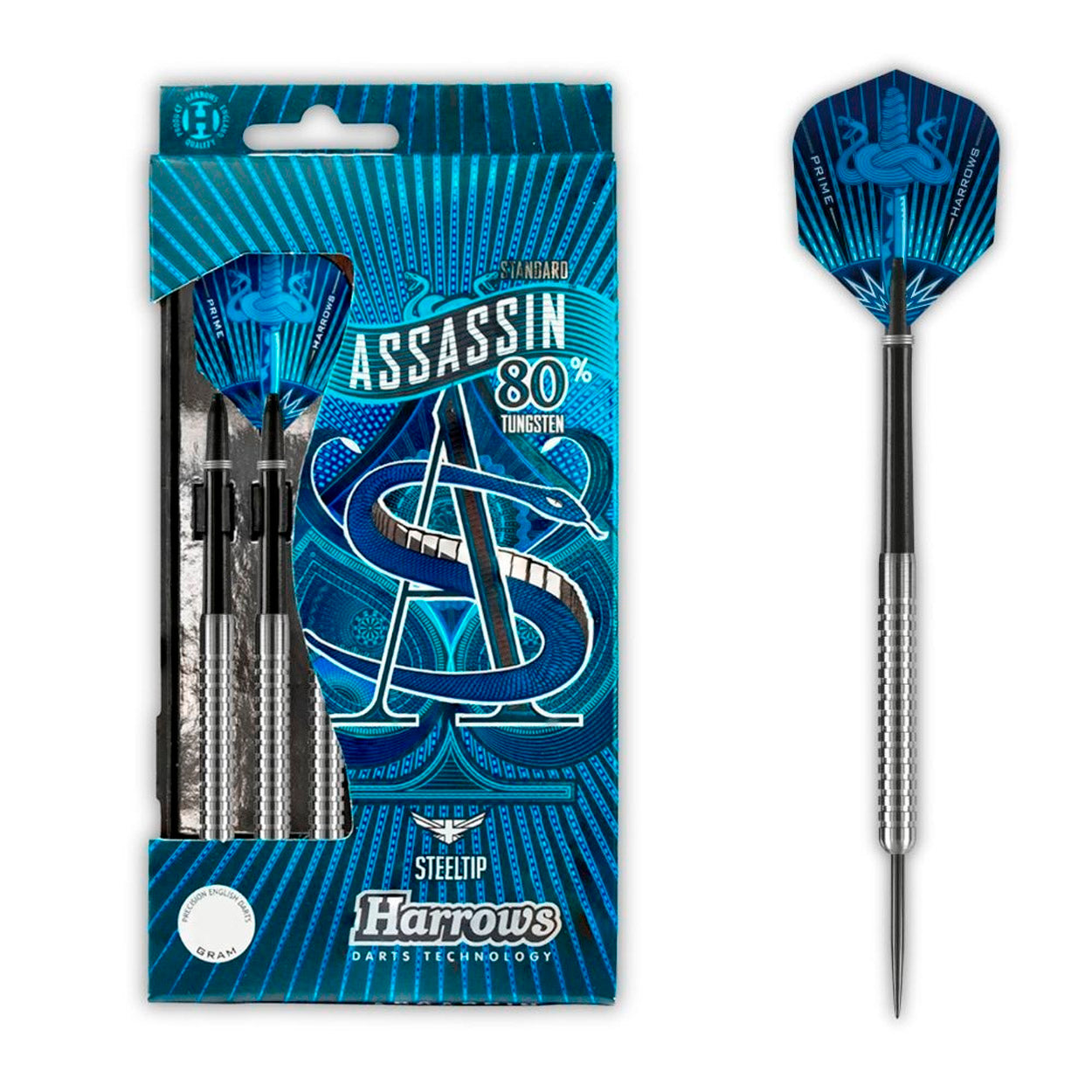ASSASSIN STEELTIP 80 % NT DARTPIL