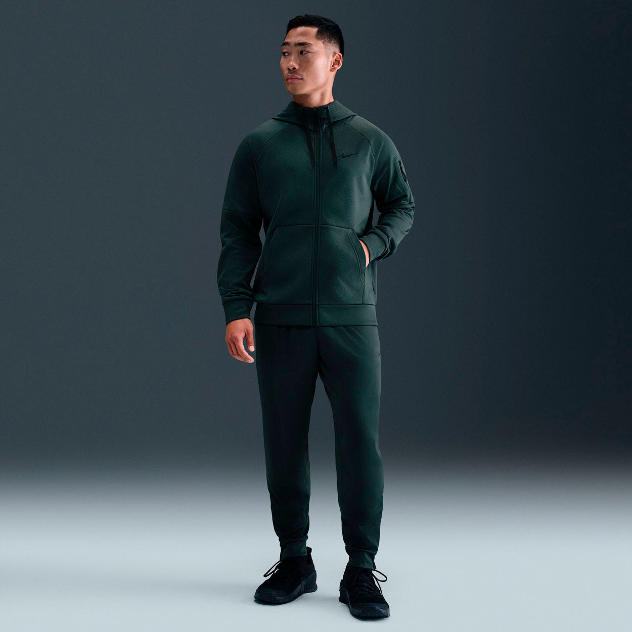 Therma-Fit Full-Zip Fitness hættetrøje