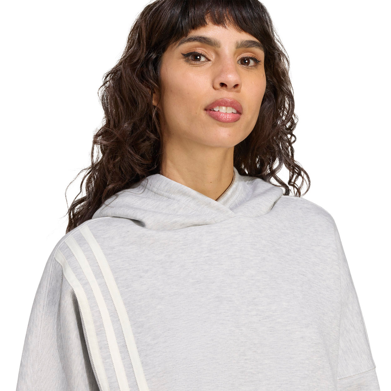 Off Placed 3-Stripes Hættetrøje