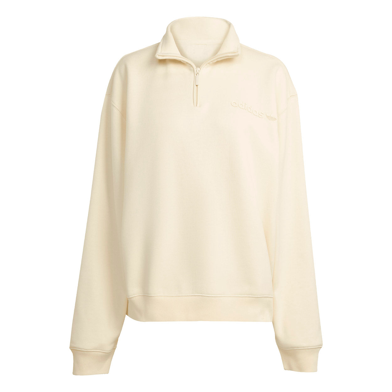 Linear Quarter-Zip Oversized Sweatshirt
