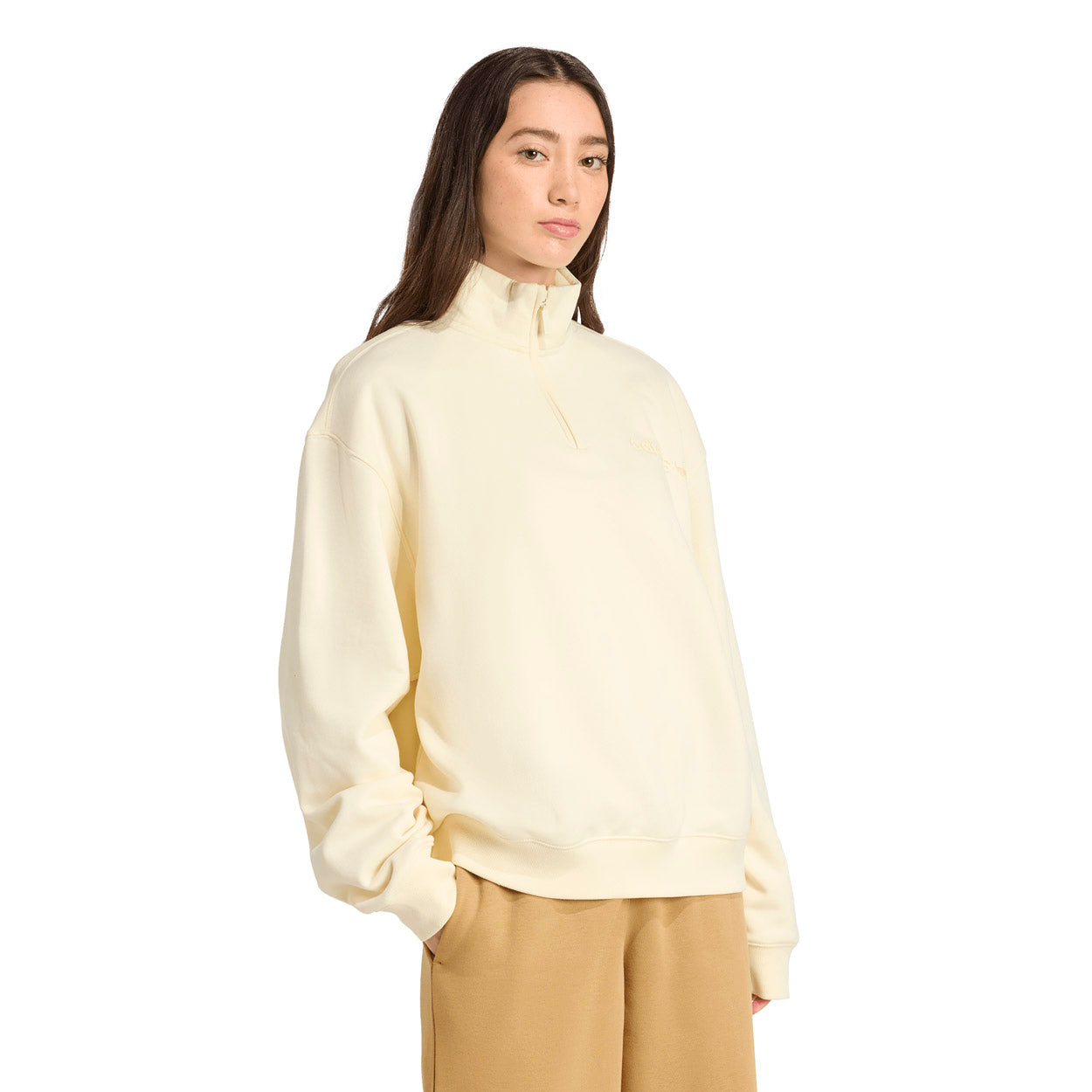 Linear Quarter-Zip Oversized Sweatshirt