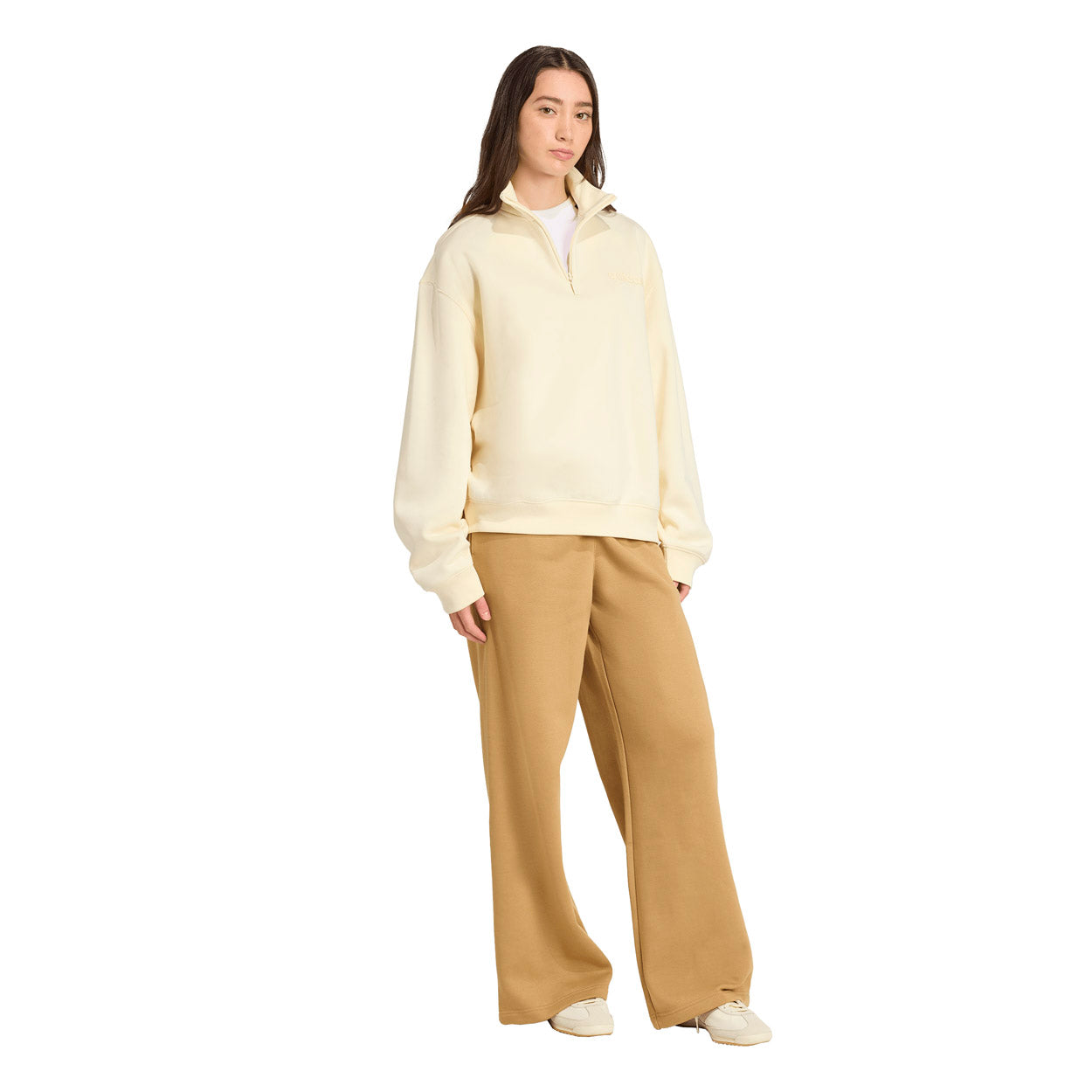 Linear Quarter-Zip Oversized Sweatshirt