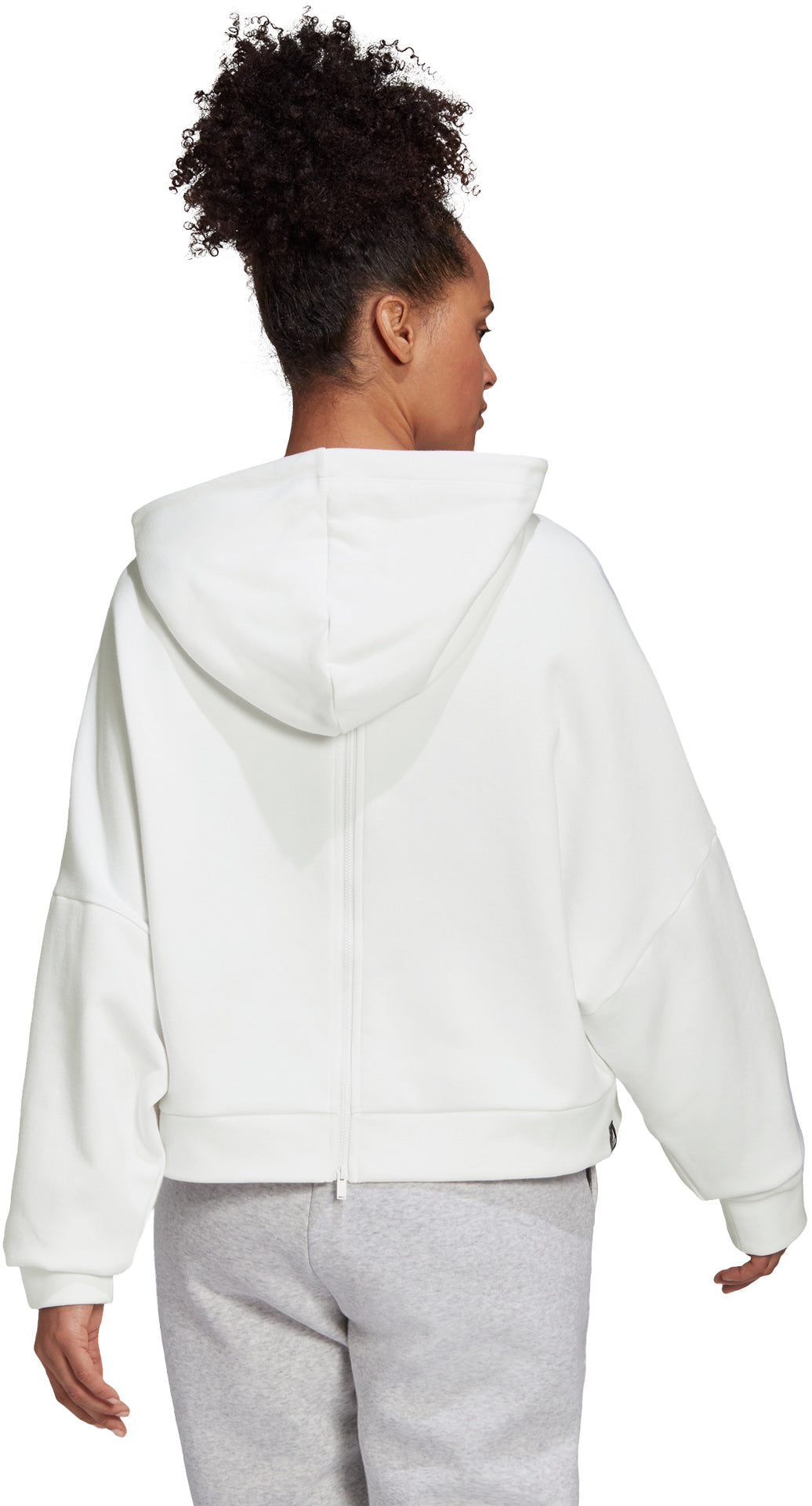 Back Zip Graphic hættetrøje