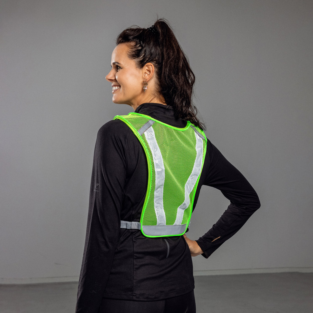 Løbevest med LED Lys.