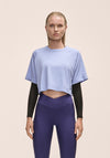 Laser Mesh Crop top fra Casall
