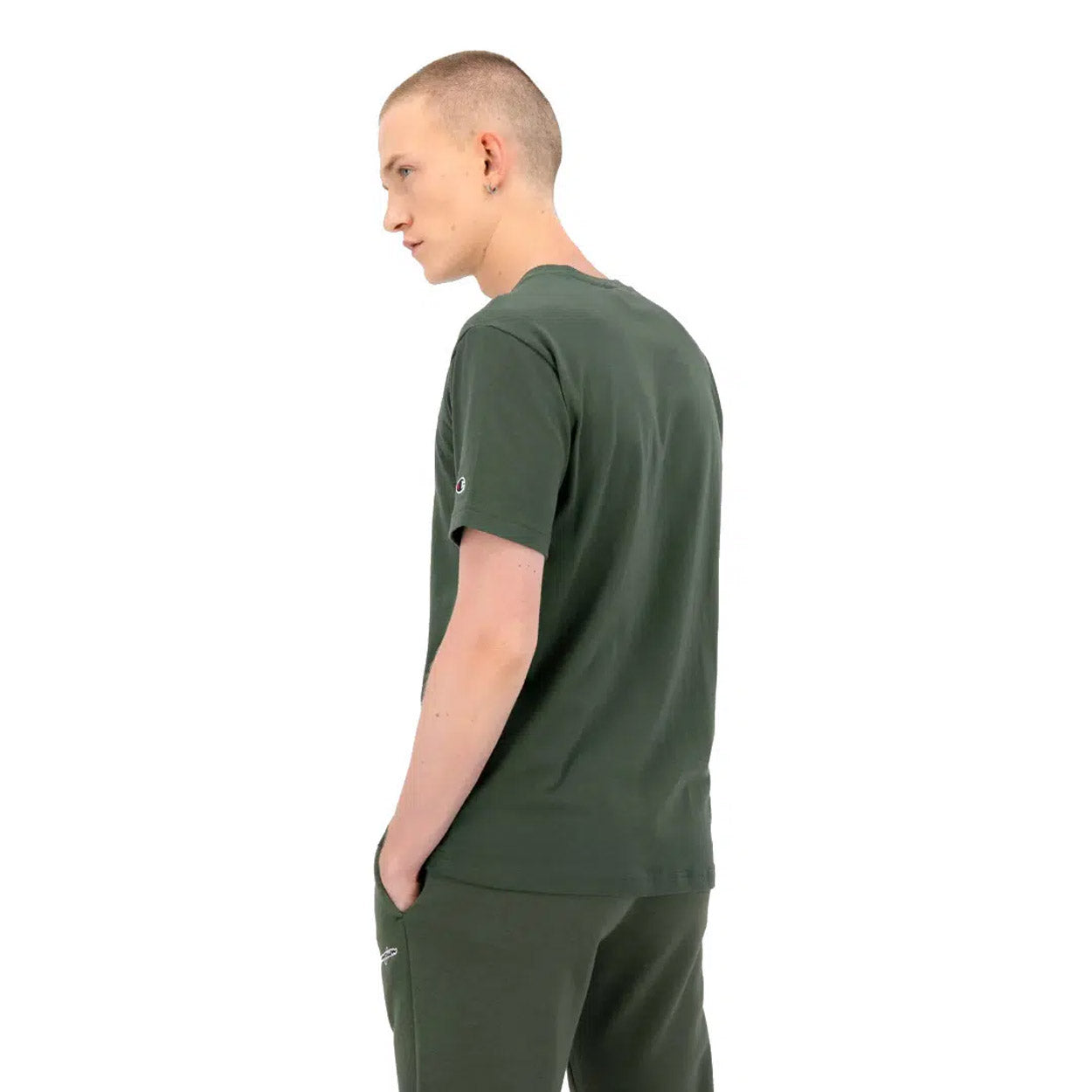 Organic Cotton Blend Small Script Logo T-shirt