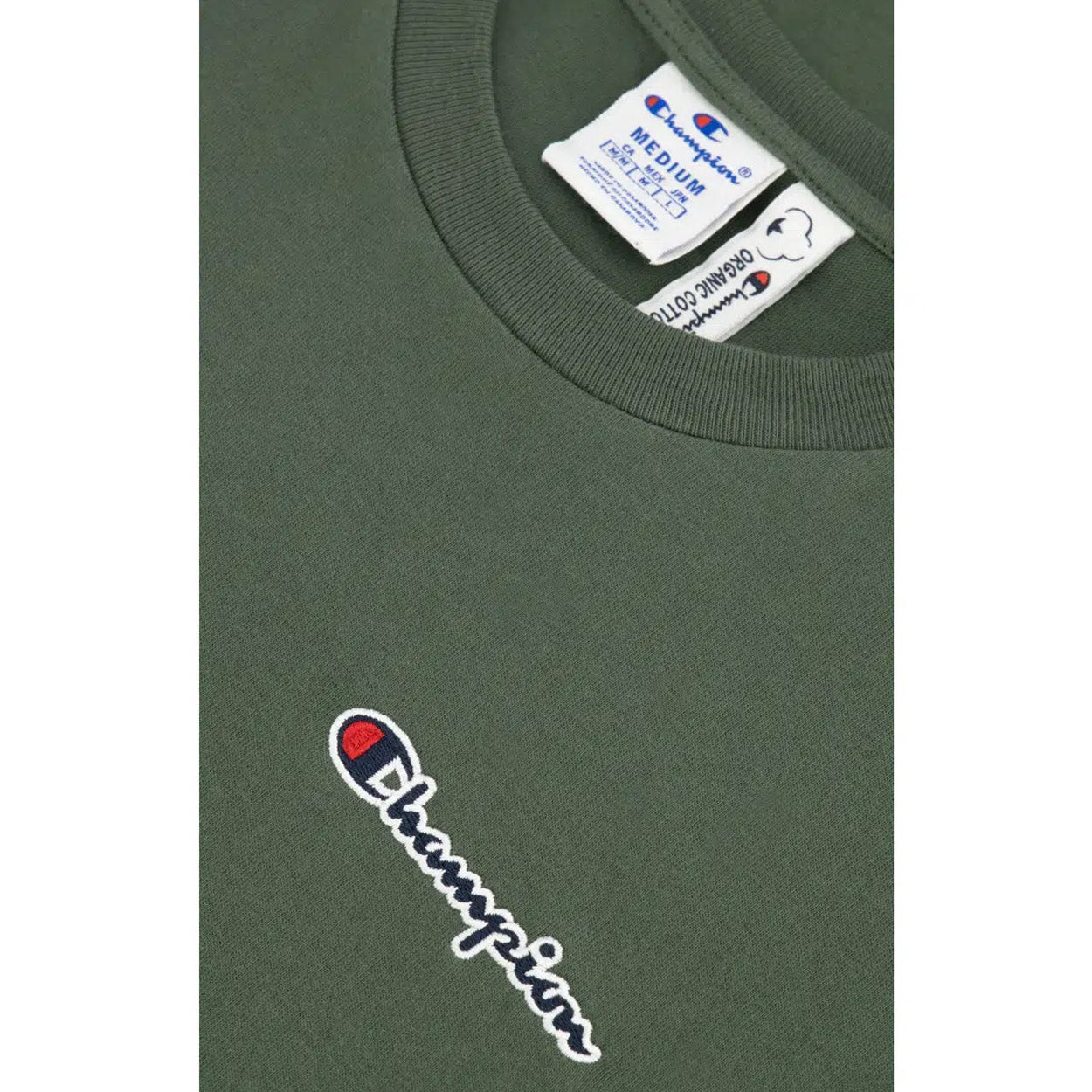 Organic Cotton Blend Small Script Logo T-shirt