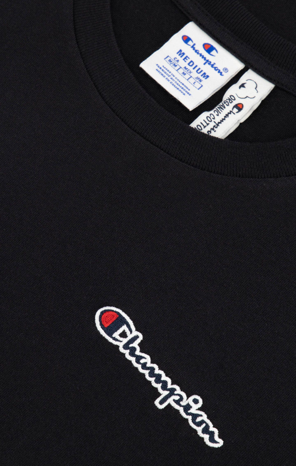 Organic Cotton Blend Small Script Logo T-shirt