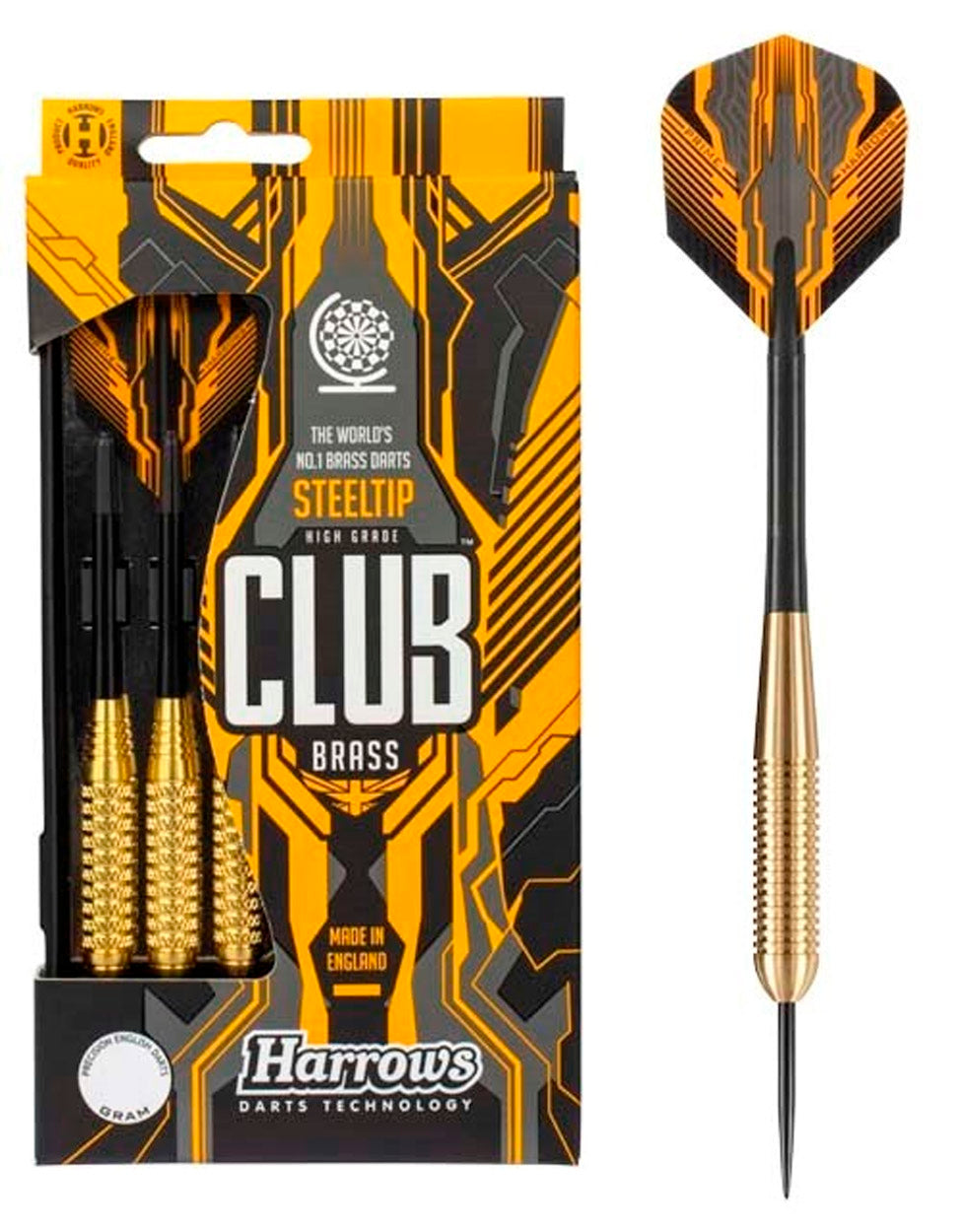 STEELTIP CLUB BRASS DART PIL