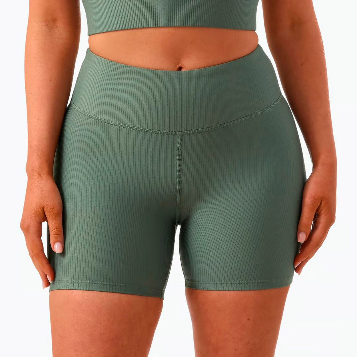 SIMONE RIBBED KORTE TIGHTS