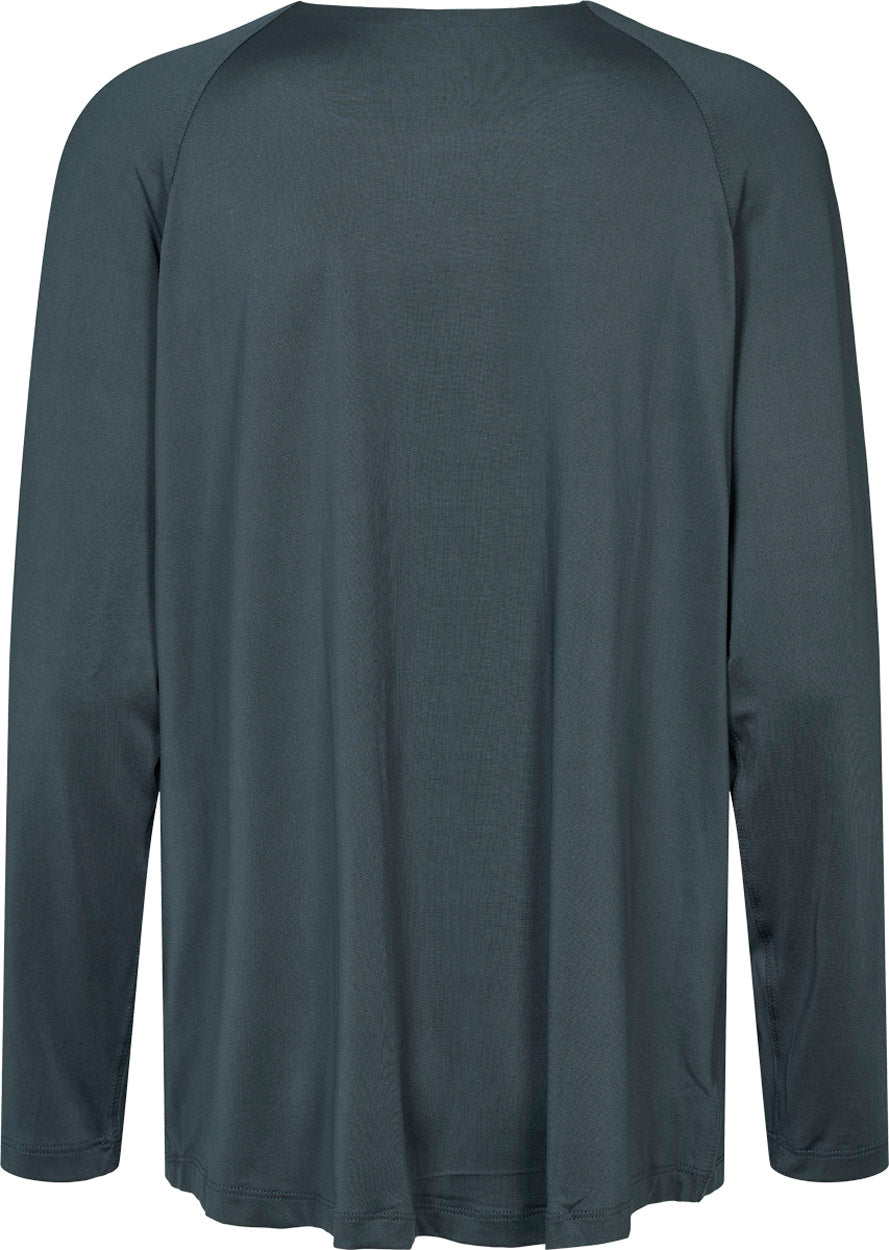 Boat Neck Langærmet Trænings T-shirt