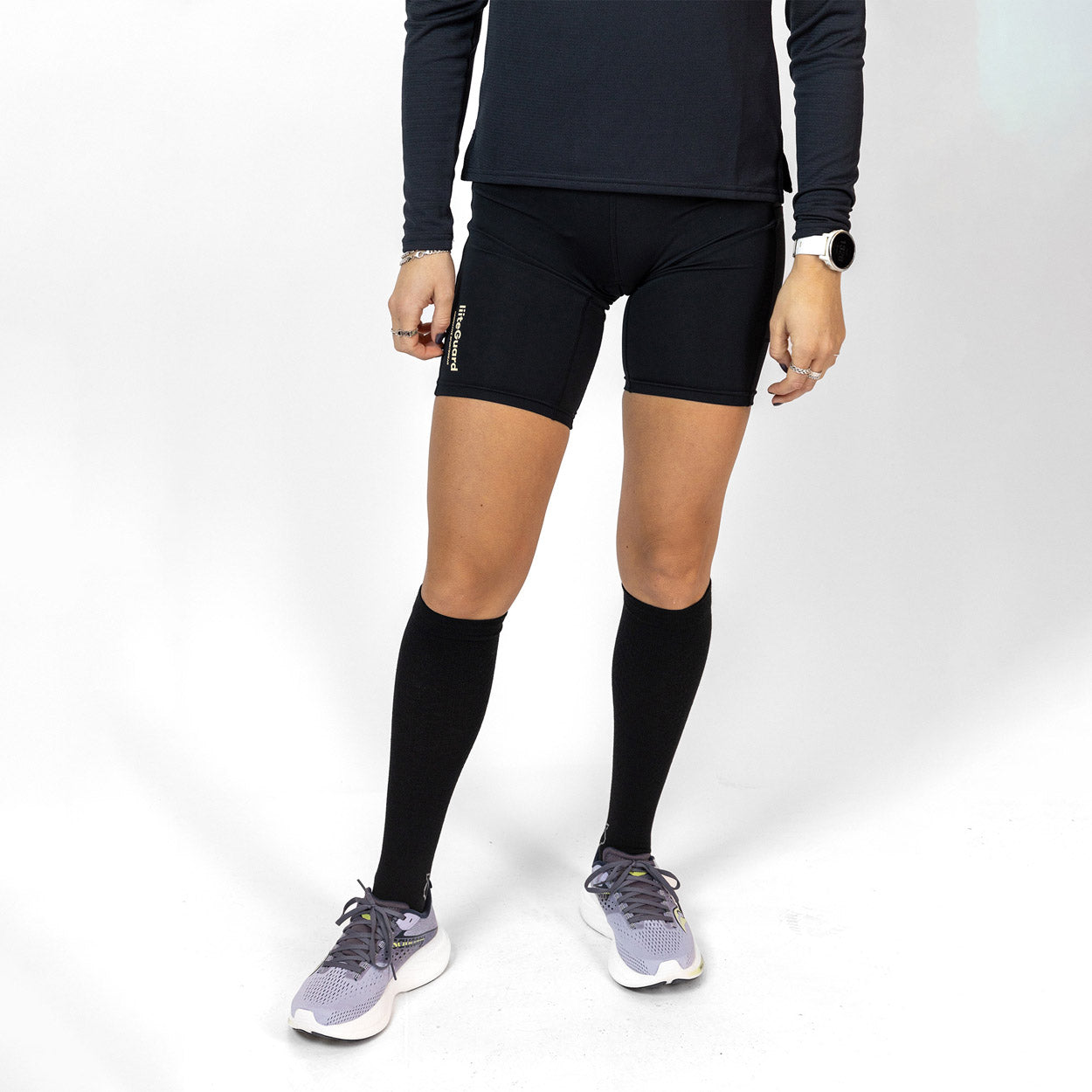 Merino Shin-Tech Grip løbestrømper