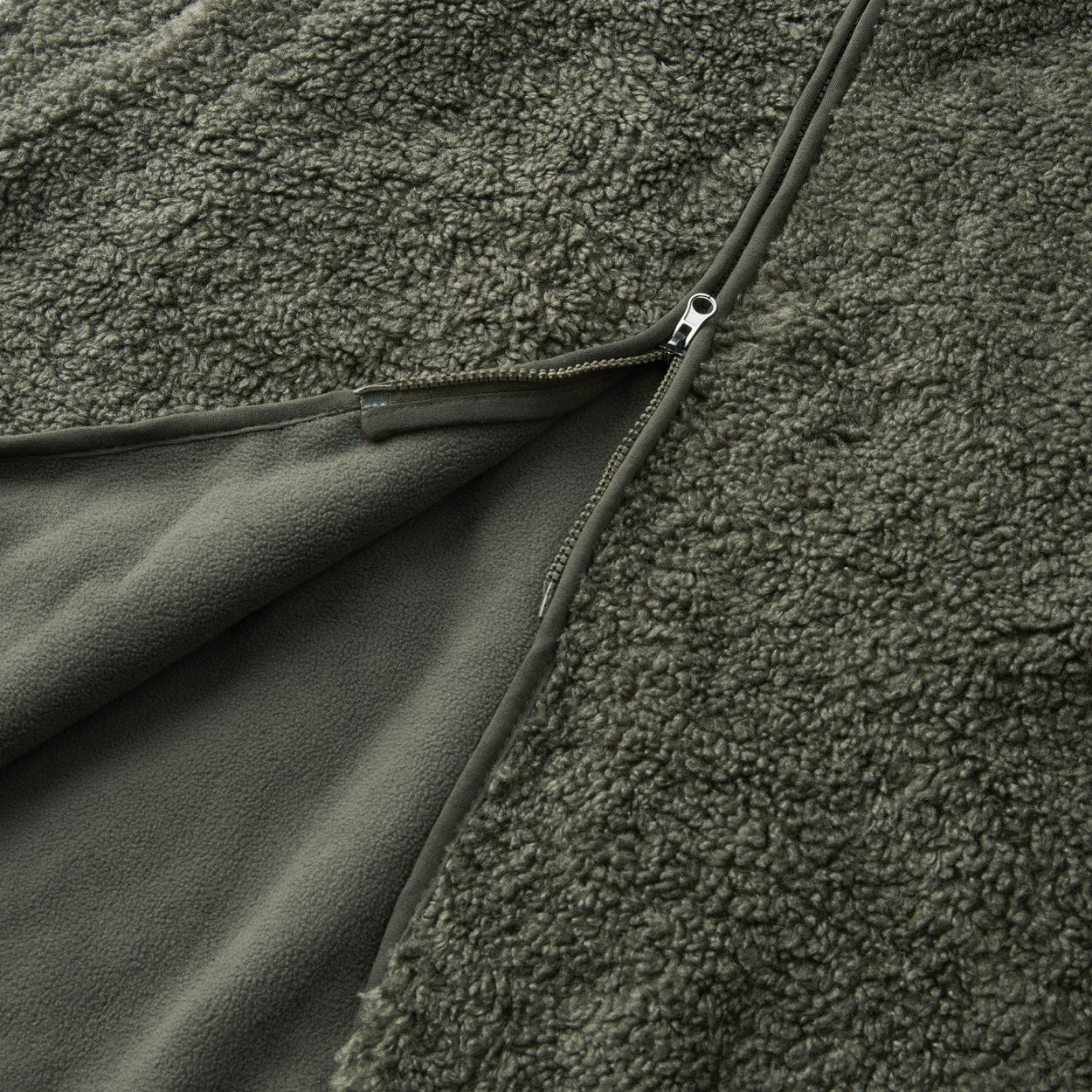 Edith Pile Lang Fleecejakke