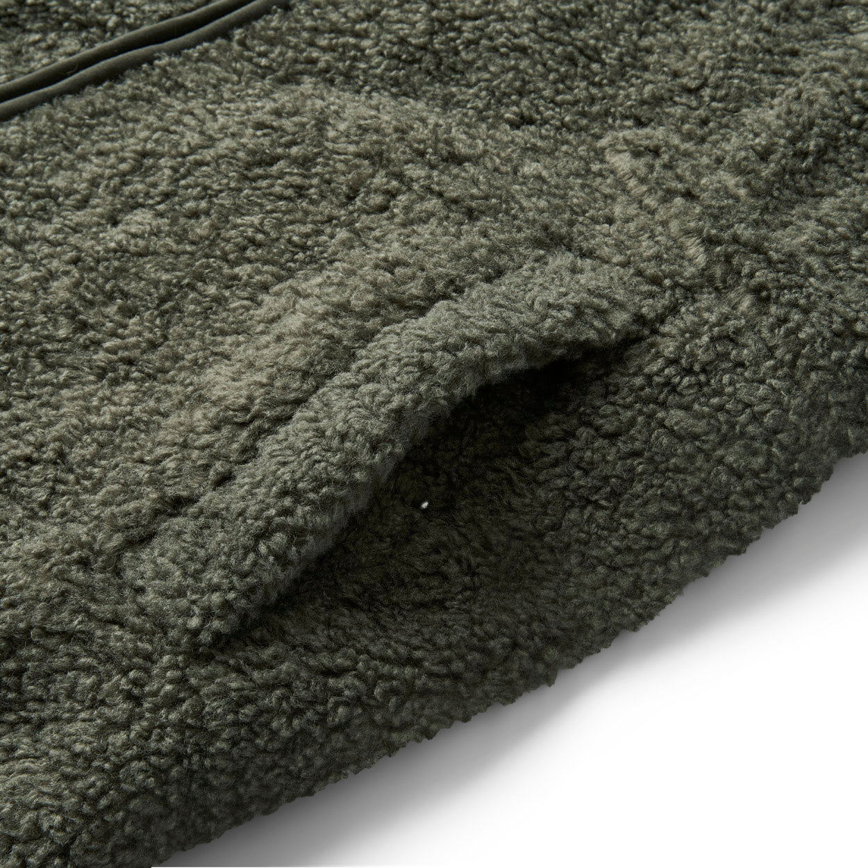 Edith Pile Lang Fleecejakke