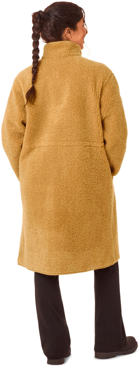 Edith Pile Lang Fleecejakke