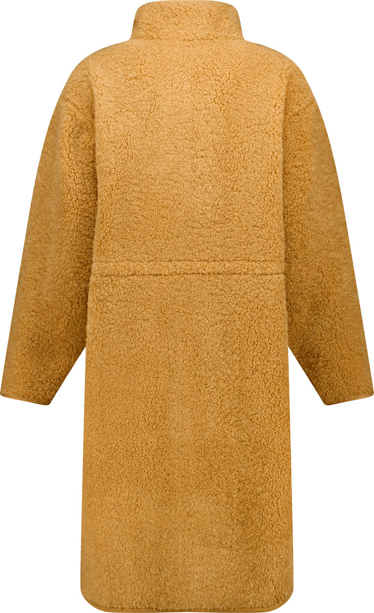 Edith Pile Lang Fleecejakke