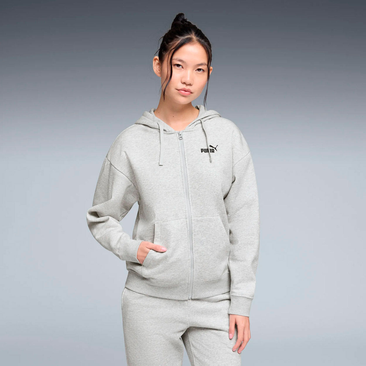 Small Logo Comfort Full Zip Hættetrøje