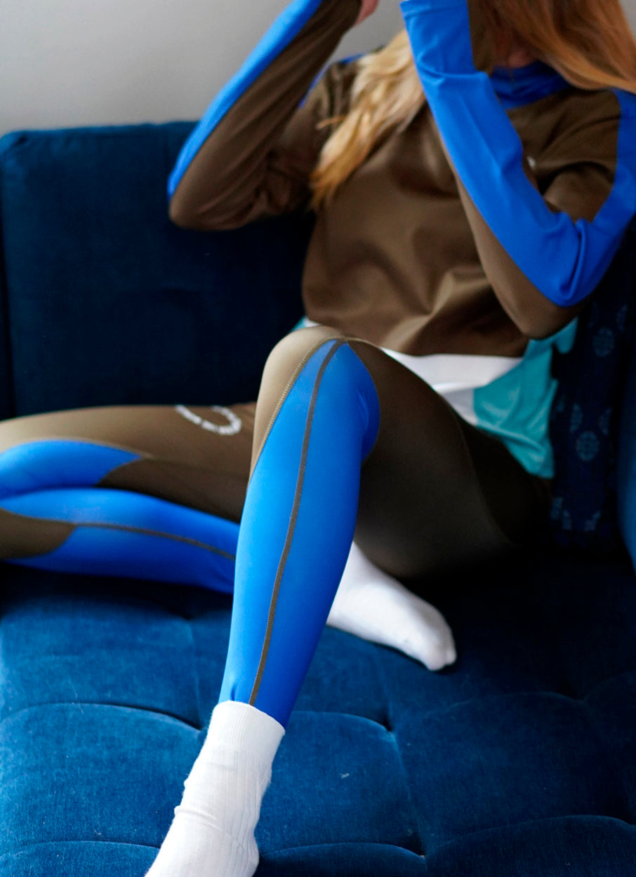 JUNE COLOR BLOCK TIGHTS