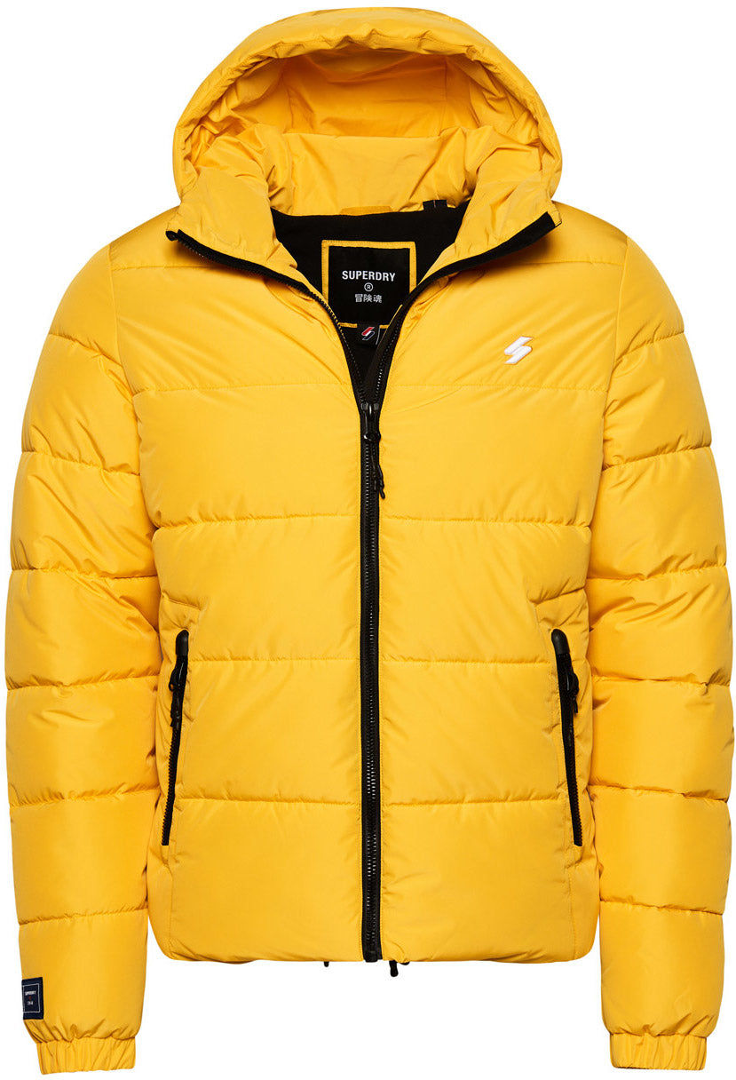 Hooded Sports Puffer vinterjakke