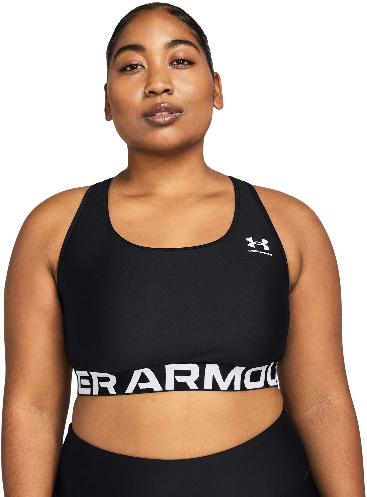 HeatGear Armour Mid Branded sports bh