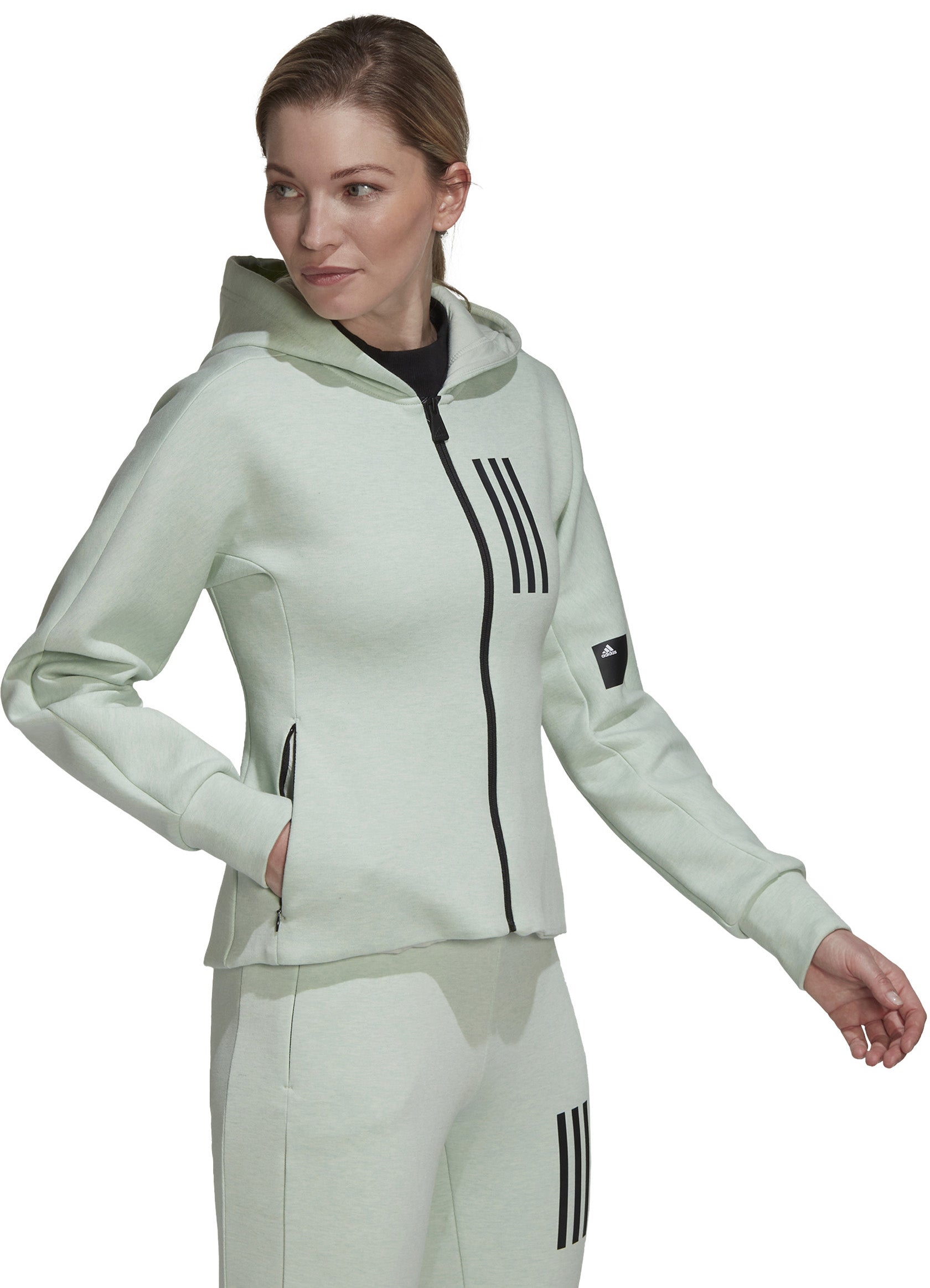 Mission Victory Slim Fit Full-Zip hættetrøje