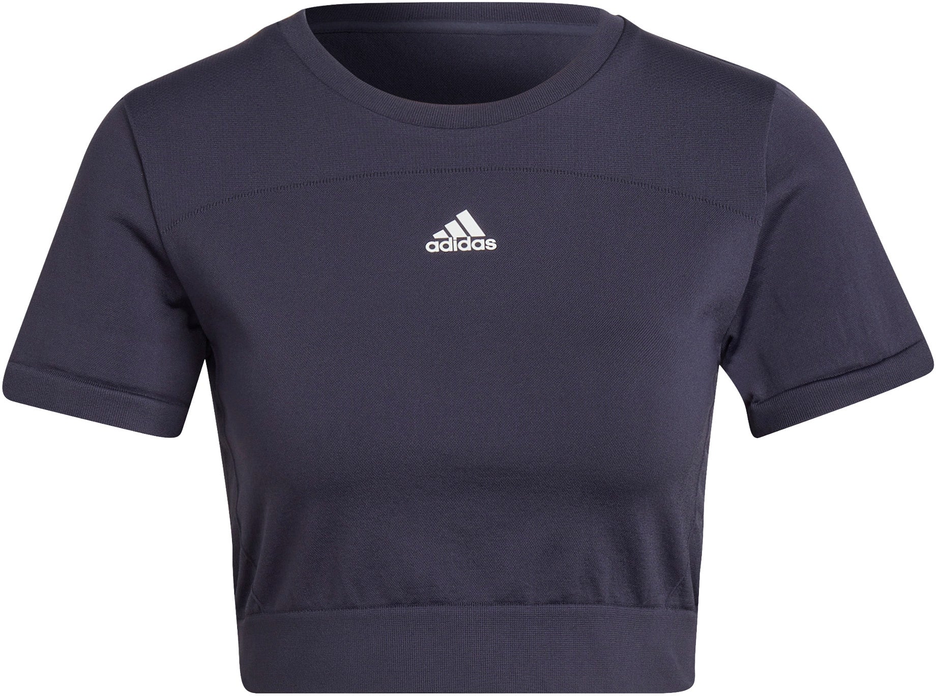 AEROKNIT Seamless Fitted Cropped trænings T-shirt