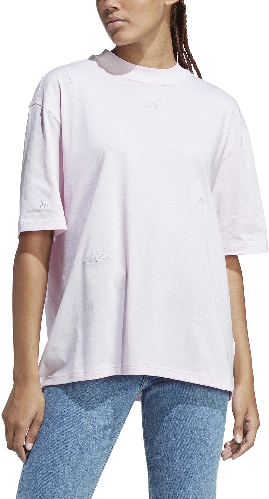 Healing Crystals Inspired Graphics Boyfriend T-shirt