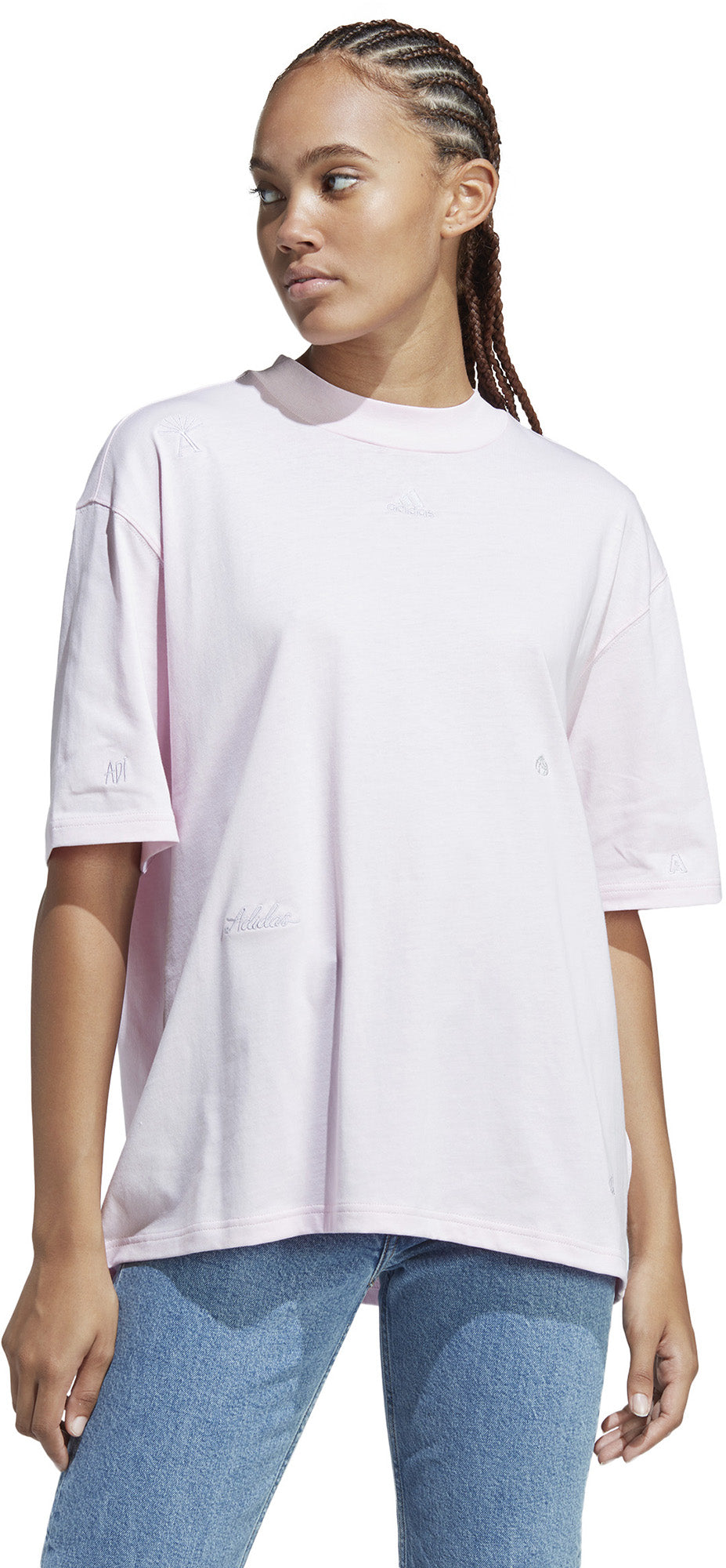 Healing Crystals Inspired Graphics Boyfriend T-shirt