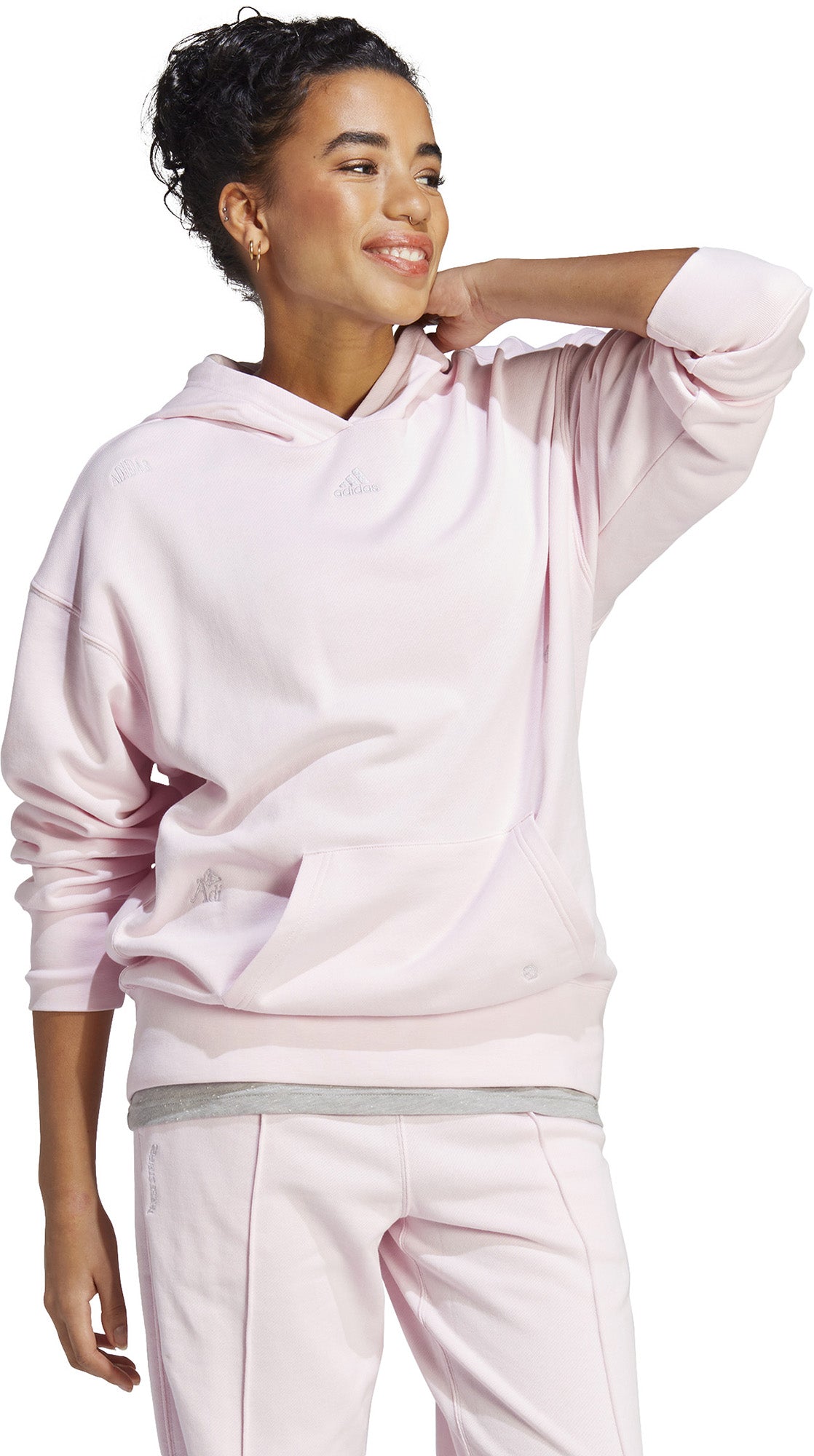 Relaxed with Healing Crystals-Inspired Graphics hættetrøje