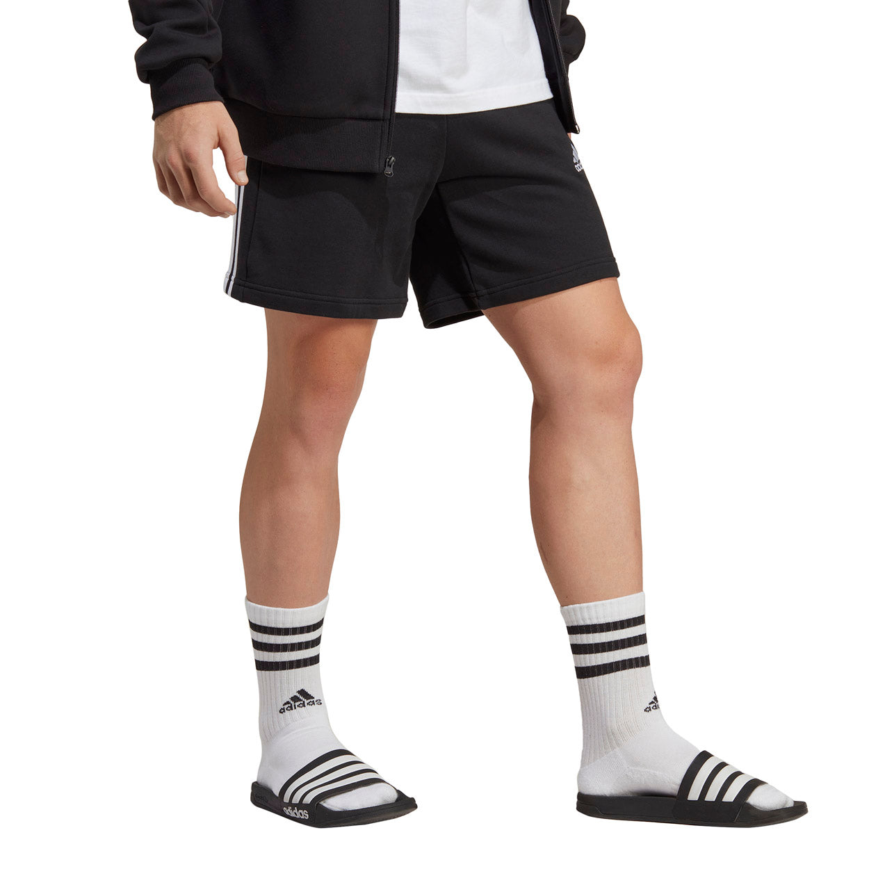 Essentials French Terry 3-Stripes shorts