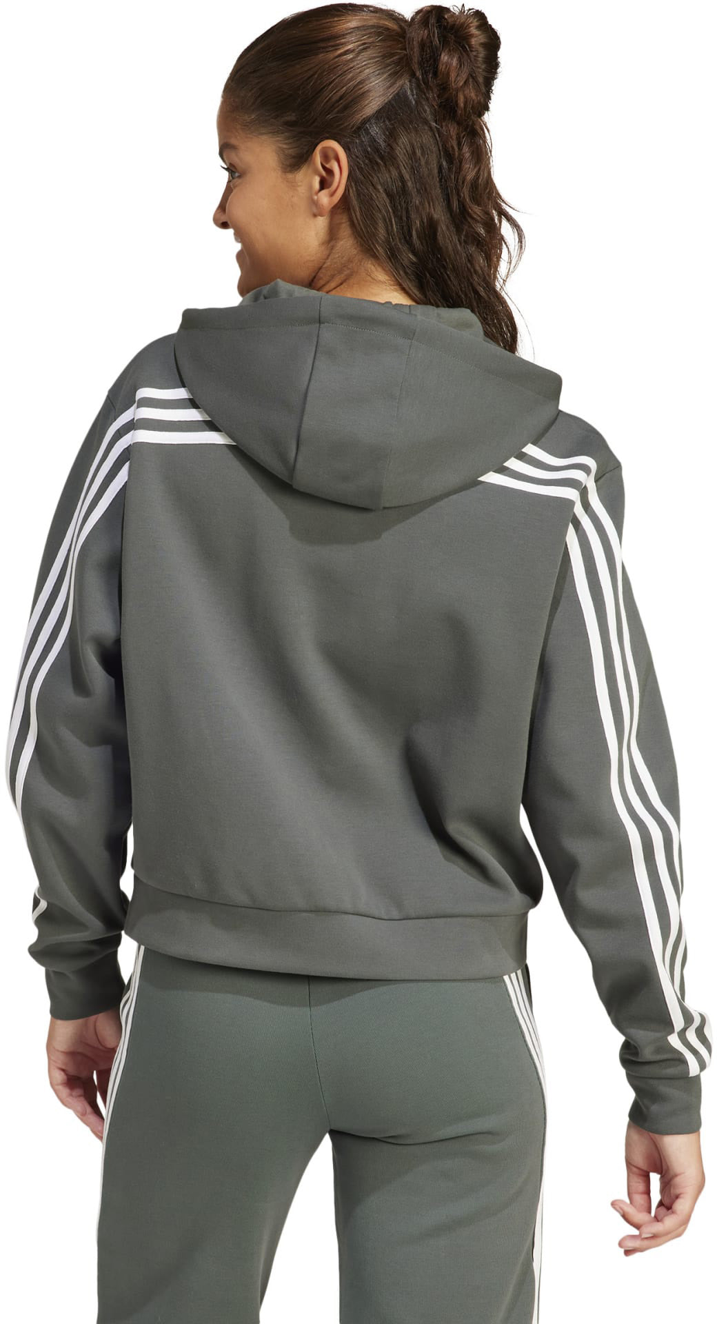 Future Icons 3-Stripes Full Zip hættetrøje