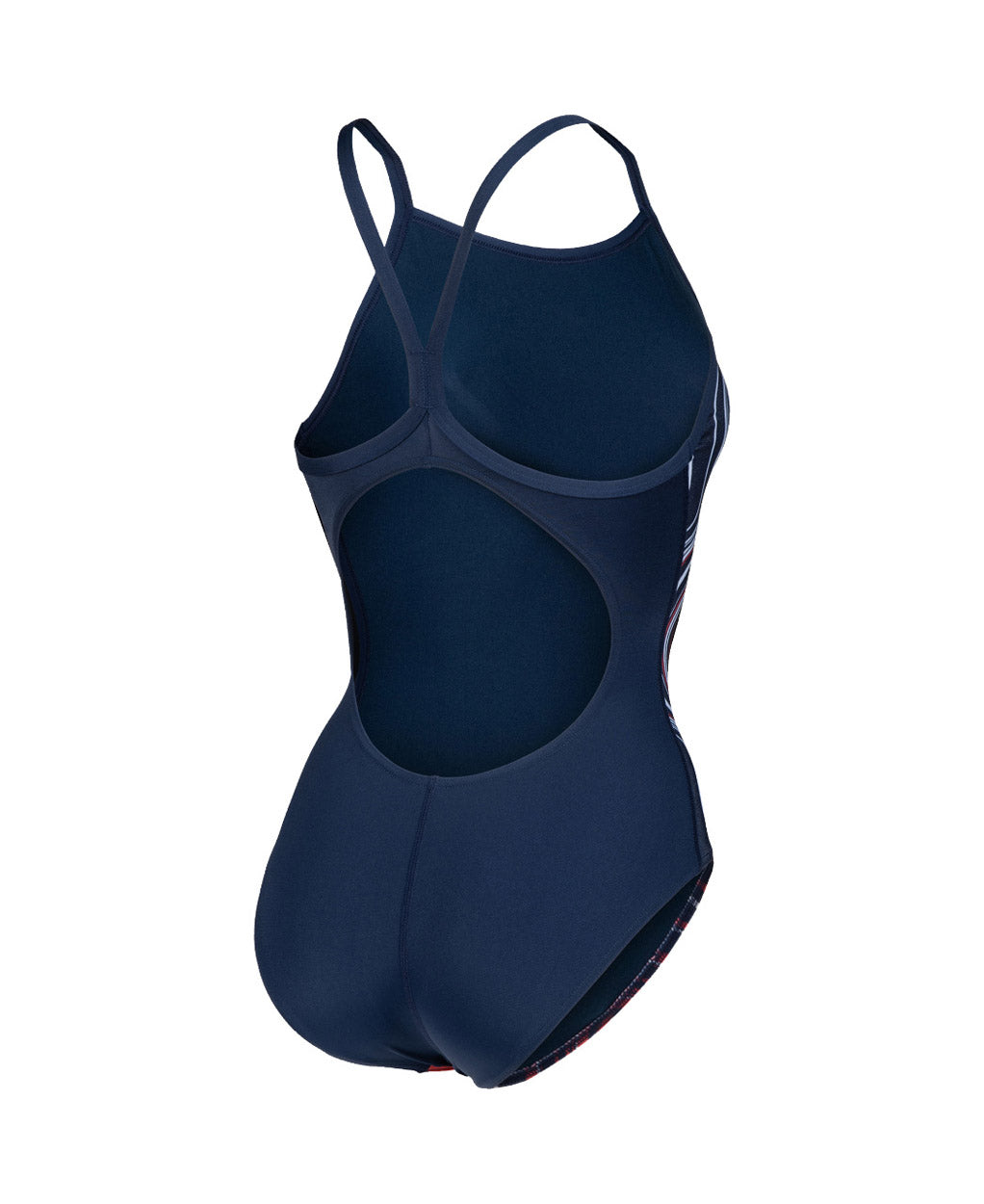 Lightdrop Back Marbled badedragt