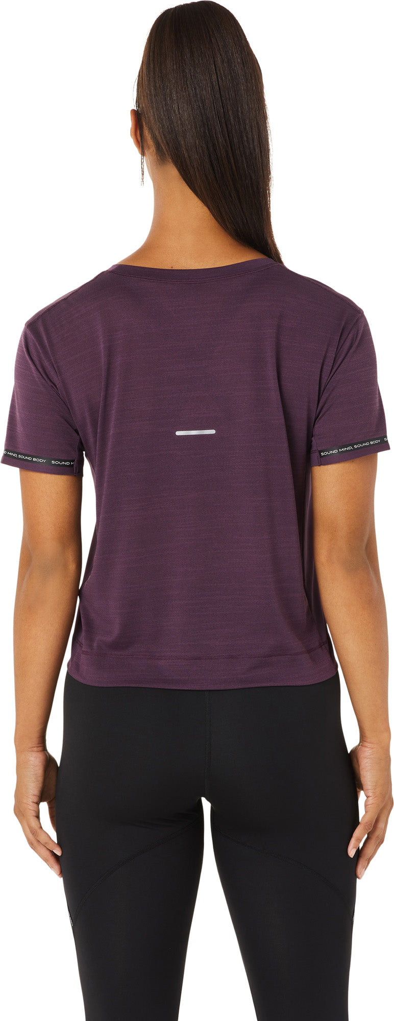 Race Crop løbe T-shirt