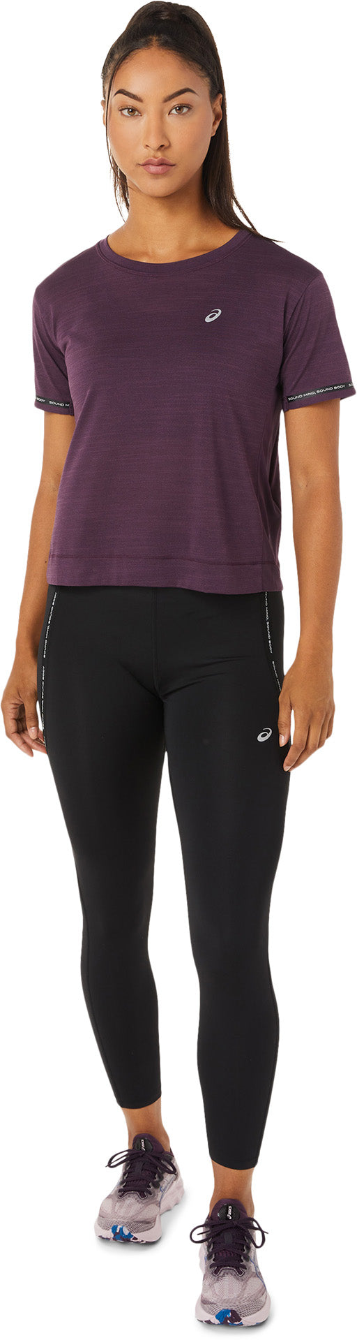 Race Crop løbe T-shirt