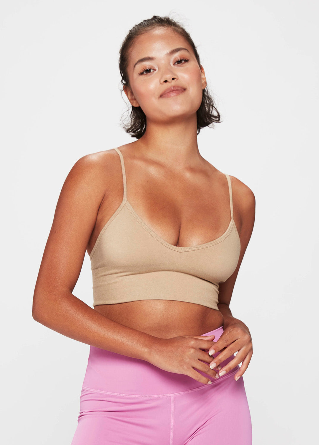 Longline Seamless sports bh