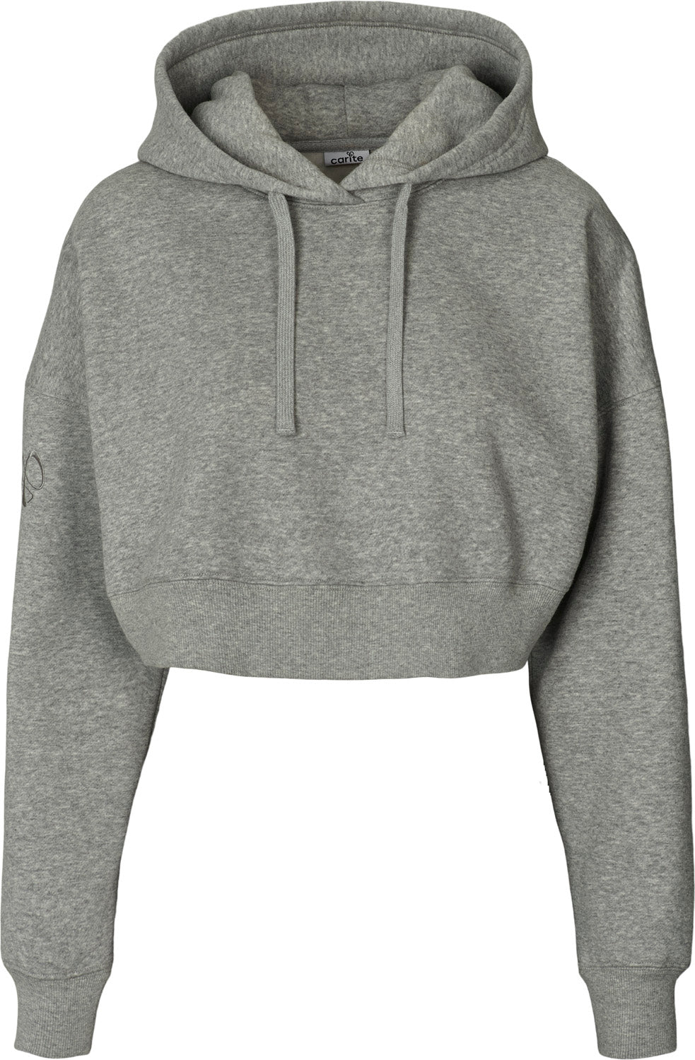 Oversized Crop hættetrøje