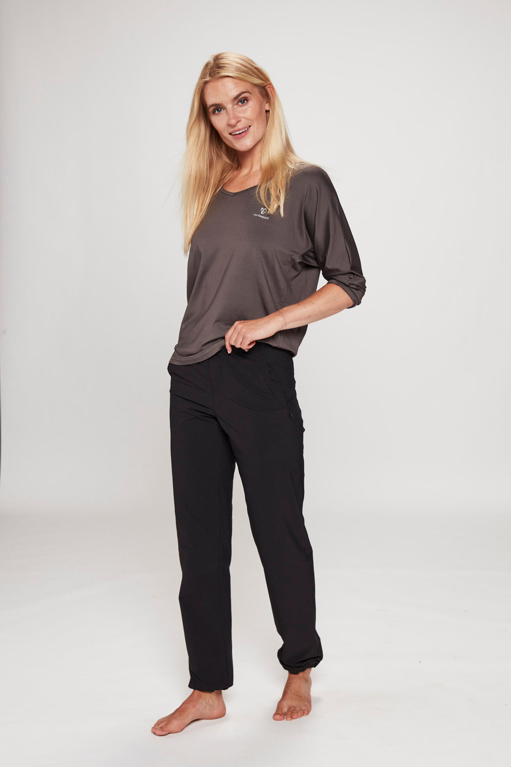 Heidi trænings T-shirt m. 3/4 ærmer