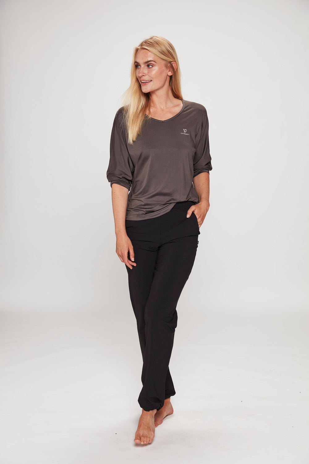 Heidi trænings T-shirt m. 3/4 ærmer