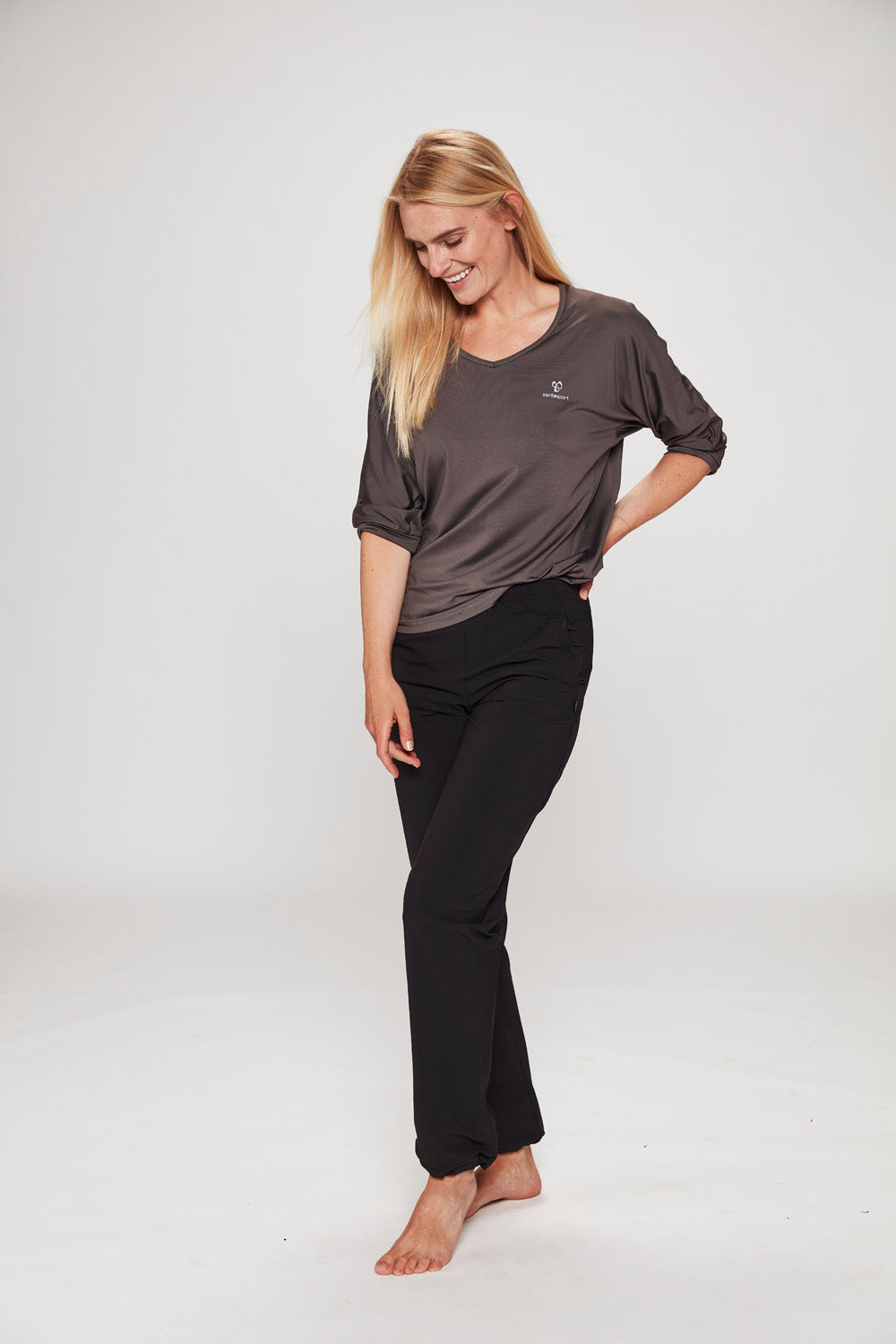 Heidi trænings T-shirt m. 3/4 ærmer