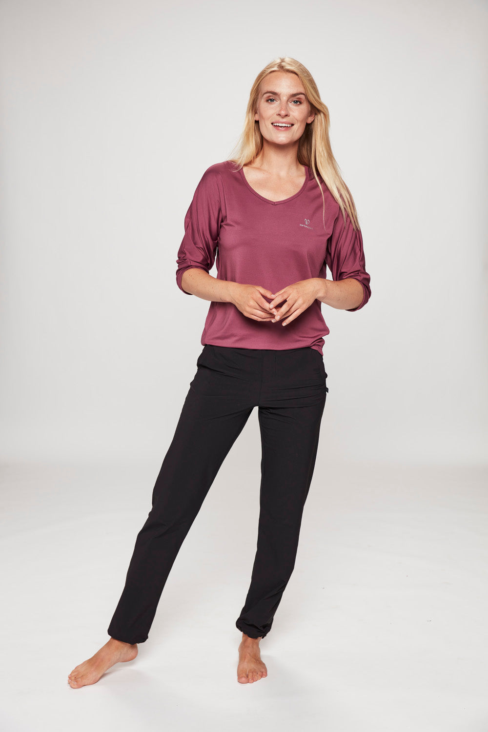 Heidi trænings T-shirt m. 3/4 ærmer