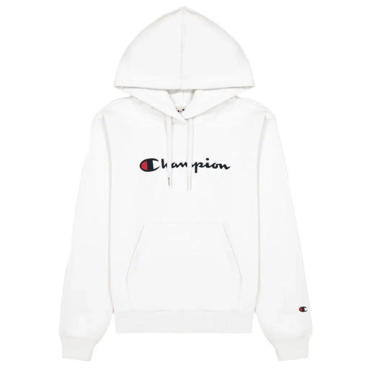 Organic Cotton Blend Script Logo hættetrøje