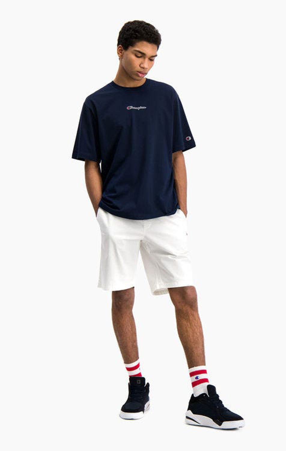 Oversized Script Logo Print T-shirt