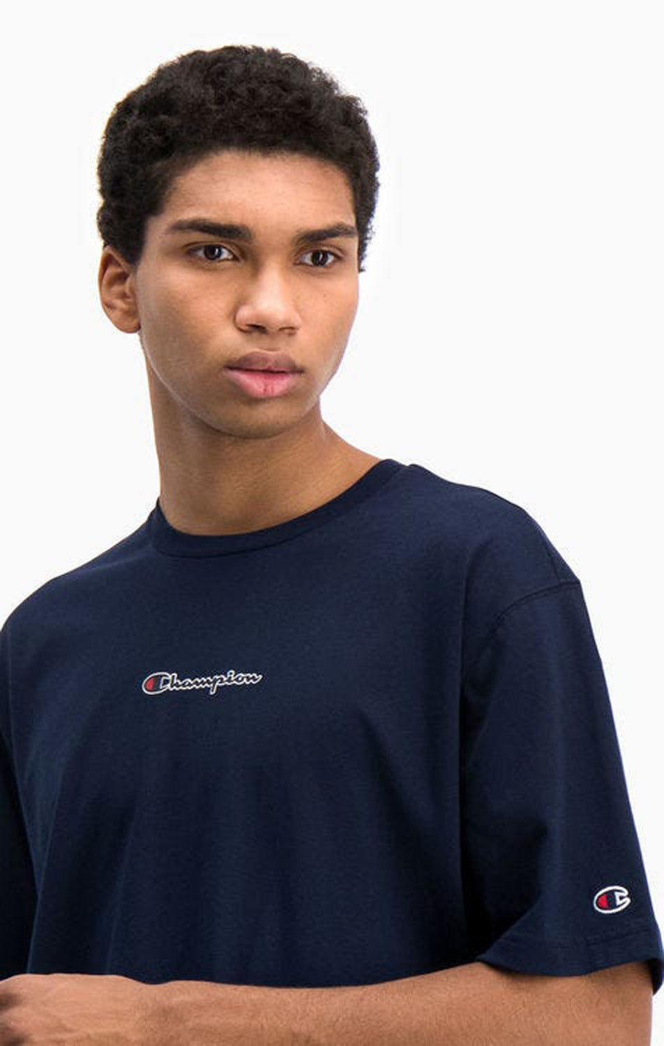 Oversized Script Logo Print T-shirt