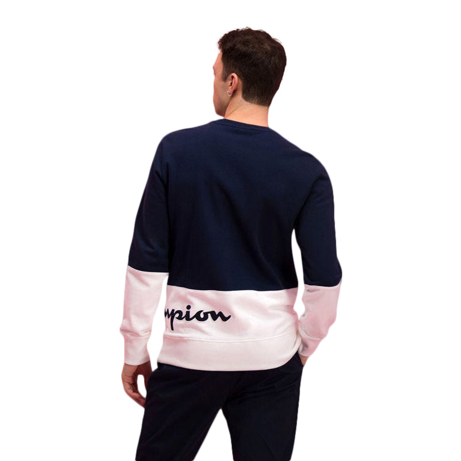 Colour Block Wraparound Logo sweatshirt