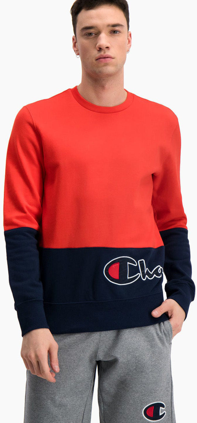 Colour Block Wraparound Logo sweatshirt