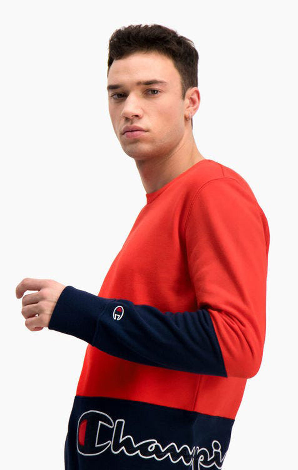 Colour Block Wraparound Logo sweatshirt