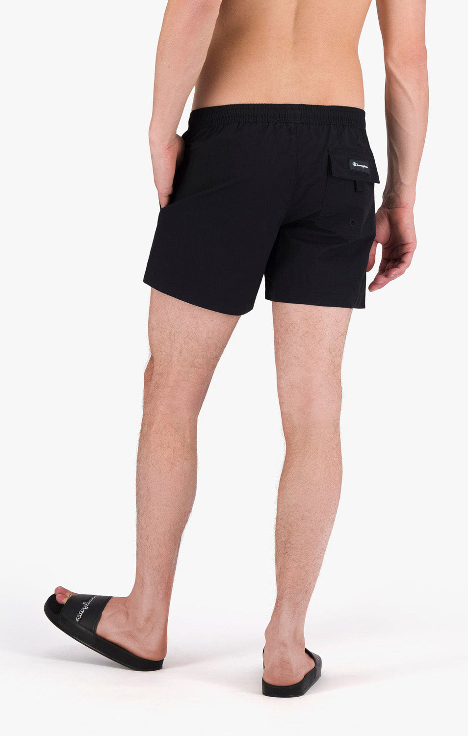 Satin C Logo badeshorts